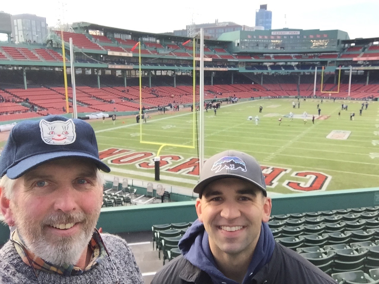 Crimson at Fenway